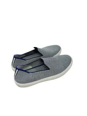 Rothy’s The Original Slip On Sneakers Anchor Women’s Size 8 Gray Knit Shoes